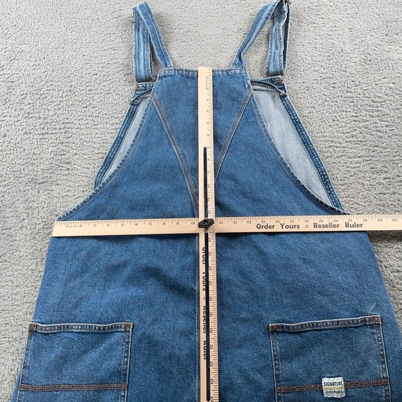 Levis Overalls Mens 42x30 Blue Denim Carpenter Bib Workwear Levi Strauss - Picture 5 of 12